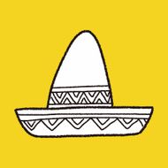 mexican hat doodle N12