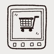 mobile shopping doodle N4