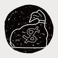 money bag doodle N7