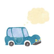 cartoon car with thought bubble N3
