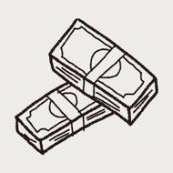 money bill doodle drawing N12