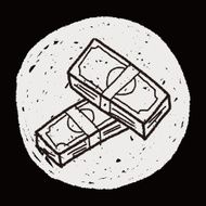 money bill doodle drawing N16