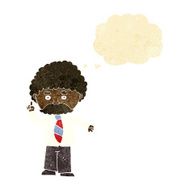cartoon teacher with thought bubble