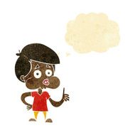 cartoon boy giving thumbs up with thought bubble N2