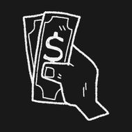 money doodle drawing N13