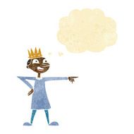 cartoon pointing prince with thought bubble N2
