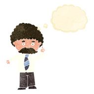 cartoon teacher with thought bubble N2
