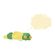 cartoon insect with thought bubble