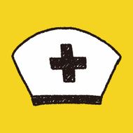 nurse hat doodle drawing N12