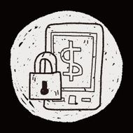 phone money safe doodle N6