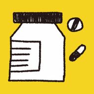 pills doodle drawing N10