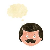 cartoon man with mustache thought bubble N14