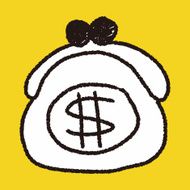 purse doodle drawing N4