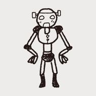 robot doodle N366