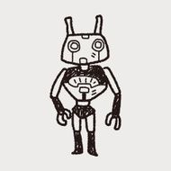 robot doodle N368