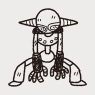 robot doodle N371