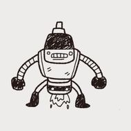robot doodle N372