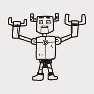 robot doodle N375