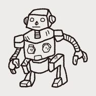 robot doodle N376