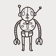 robot doodle N377