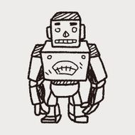 robot doodle N379