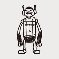 robot doodle N381