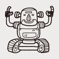 robot doodle N384