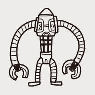 robot doodle N385