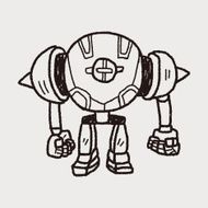 robot doodle N389