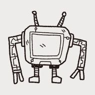 robot doodle N395