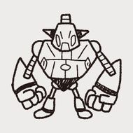 robot doodle N399
