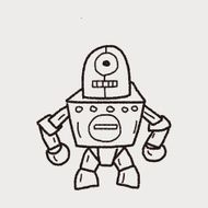 robot doodle N404