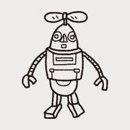 robot doodle N406