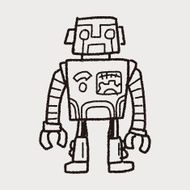 robot doodle N408