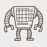 robot doodle N409