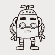 robot doodle N413