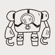 robot doodle N417