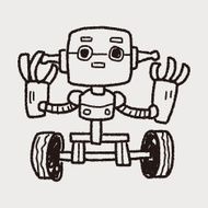 robot doodle N427