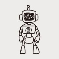 robot doodle N428
