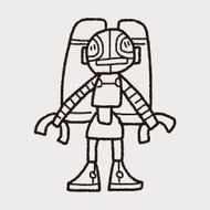 robot doodle N433