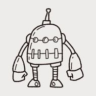 robot doodle N434