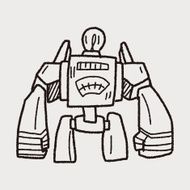 robot doodle N437