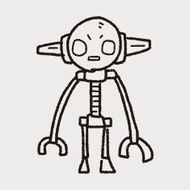 robot doodle N438