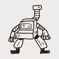 robot doodle N445