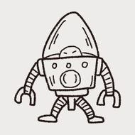robot doodle N446