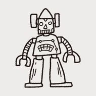 robot doodle N448