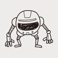 robot doodle N449