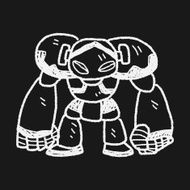 robot doodle N455