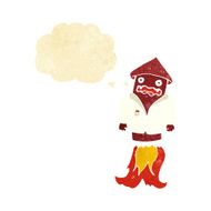 cartoon firework in business suit with thought bubble N2