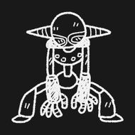 robot doodle N457